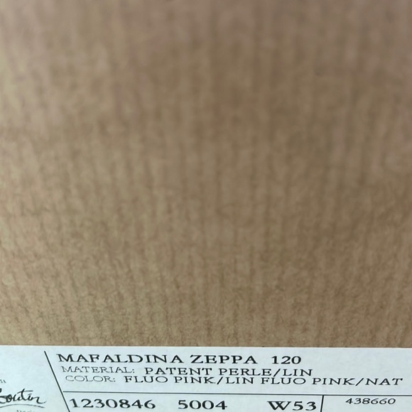 Christian louboutin mafaldina 120mm wedge espadrille pink neon sandal sz 39 - Picture 11 of 13